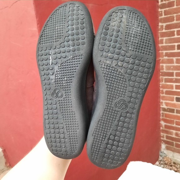 Clarks Cloudsteppers Sillian 2.0 Ease Slip On Comfort Flats Gray 6 Loafers - Picture 10 of 11